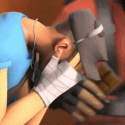 TF2 팀포트리스2 스카웃 파이로 SFM Saxxy2014 멘분 슬픔 좌절