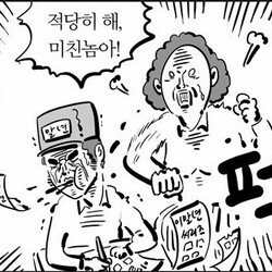 적당히해 그만 미친놈아 이말년 만화 퍽 그만해 여기까지