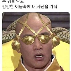 궁예 끝판왕 두눈을막고 두귀를막고 캄캄한 어둠속에 내자신을  가둬