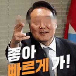 좋빠가 좋아 빠르게 가! 윤석열 모자이크 버전