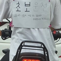 대구 초보운전 누나 초보운전 수동이라 시동이 꺼질 수도 있습니다