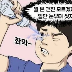 안구정화 촤악 못볼꼴 눈까리 뭘 본 건진 모르겠지만 일단 눈부터 씻자