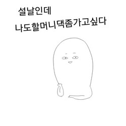 설날 나도 할머니댁 가고싶다 설날인데 할머니 보고싶다